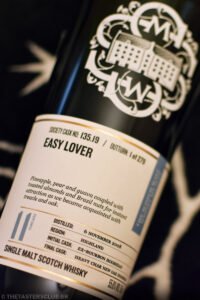 The Tasters Club Tasting Day 106 music-inspired whisky tasting SMWS 135.19 Easy Lover 11 years old