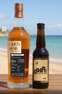 The Tasters Club Whisk(e)y & Beer - A Love Affair. Glen Ord Càrn Mòr 10 years old Porter Cask with Pineios Brewery Lola Porter.