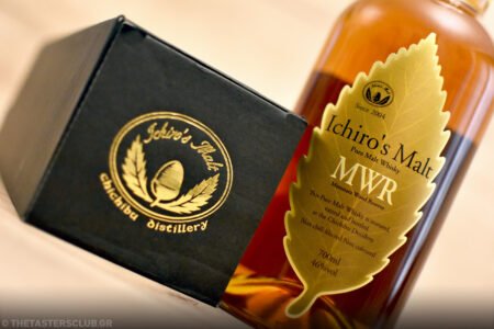 The Tasters Club Tasting Day 108 Mizunara oak whisky tasting. Ichiro’s Malt MWR Mizunara Wood Reserve.
