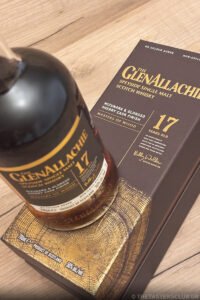 The Tasters Club Tasting Day 108 Mizunara oak whisky tasting. he GlenAllachie 17 yo Masters of Wood Mizunara & Oloroso Sherry Cask Finish.